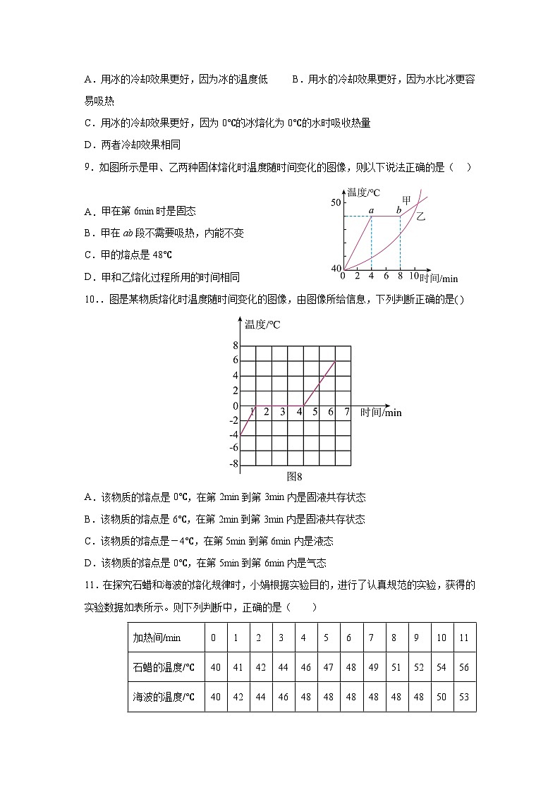 人教版八年级物理上册-3.2 融化和凝固（课件+教案+学案+练习）02