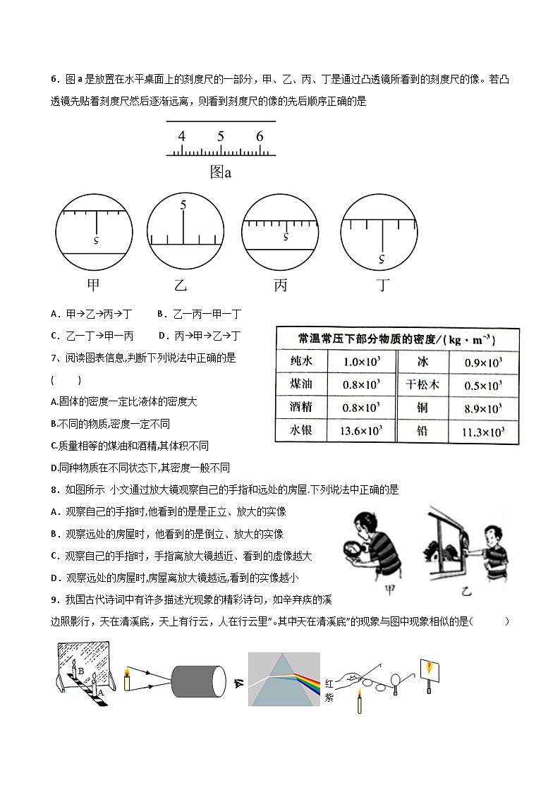 福建省泉州市某中学2022-2023学年九年级下学期期中考试物理试题02