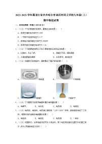 黑龙江省齐齐哈尔市讷河市同义学校2022-2023学年九年级上学期期中物理试卷