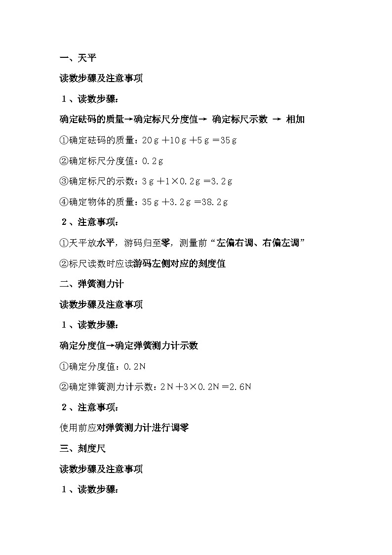 初中物理9大常考【实验仪器​】专题第1页