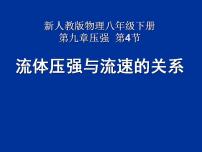 初中物理鲁教版 (五四制)八年级下册第七章 压强第五节 流体压强教学演示课件ppt