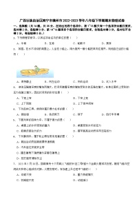 广西壮族自治区南宁市横州市2022-2023学年八年级下学期期末物理试卷