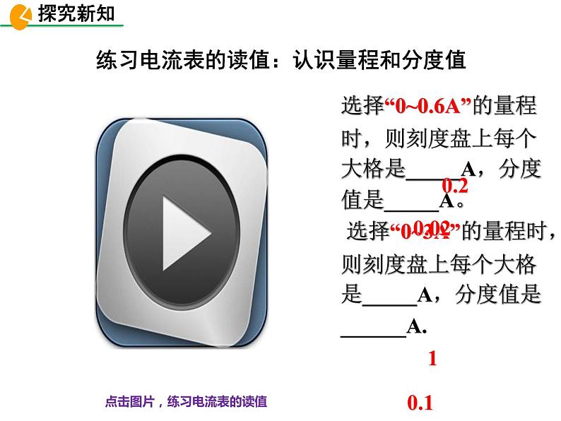 人教版九年级物理全一册第十五章第四节电流的测量课件PPT07