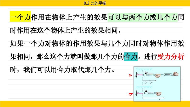 教科版物理八下8.2《力的平衡》课件PPT第6页