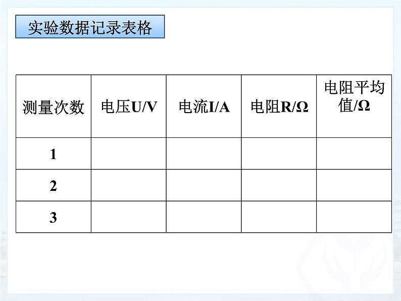 17.3《电阻的测量》PPT课件3-九年级物理全一册【人教版】05