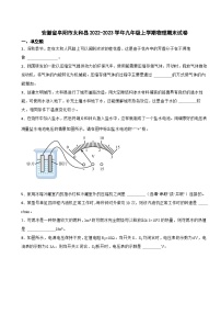 安徽省阜阳市太和县2022-2023学年九年级上学期物理期末试卷