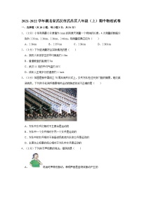 湖北省武汉市武昌区2021-2022学年八年级上学期期中物理试卷