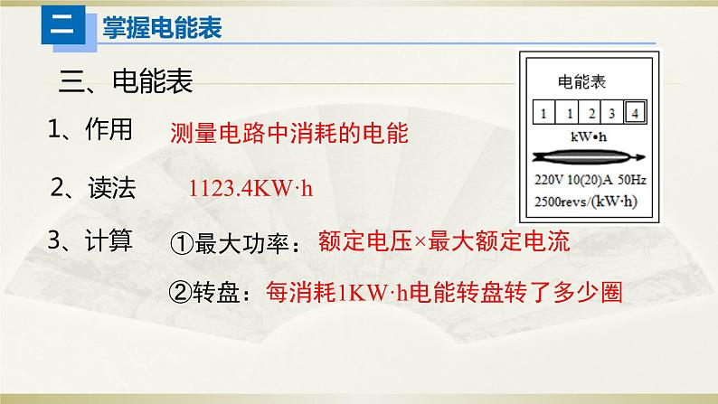 人教版初中物理一轮复习课件——电功＆电功率06