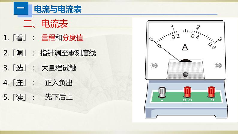 人教版初中物理一轮复习课件——电流＆电压第6页