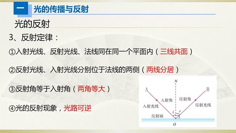 初中物理人教版中考一轮复习课件光学08