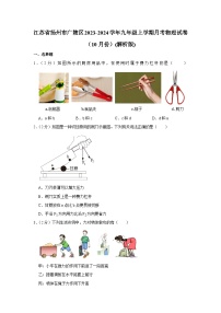 江苏省扬州市广陵区2023-2024学年九年级上学期月考物理试卷（10月份）