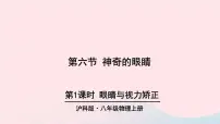 物理沪科版第六节 神奇的眼睛授课课件ppt