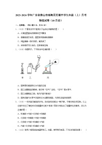 广东省佛山市南海区灯湖中学2023-2024学年九年级上学期月考物理试卷（10月份）