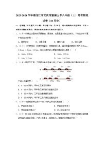 黑龙江省大庆市肇源第五中学2023-2024学年八年级上学期月考物理试卷（10月份）