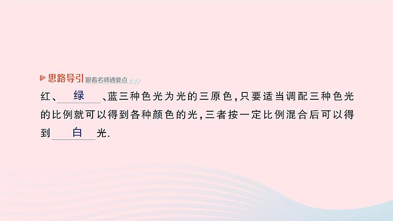 2023八年级物理上册第五章光现象第五节物体的颜色作业课件新版北师大版第6页