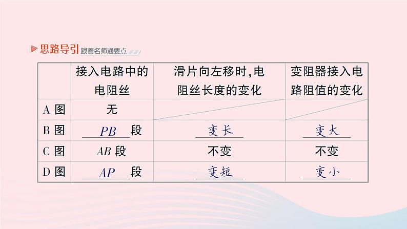 2023九年级物理全册第十一章简单电路第八节变阻器作业课件新版北师大版03