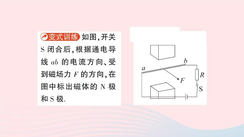 2023九年级物理全册第十四章磁现象第五节磁吃通电导线的作用力第六节直流电动机作业课件新版北师大版07