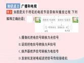 2023九年级物理全册第十五章怎样传递信息__通信技术简介第一节电磁波第二节广播和电视第三节现代通信技术及发展前景作业课件新版北师大版