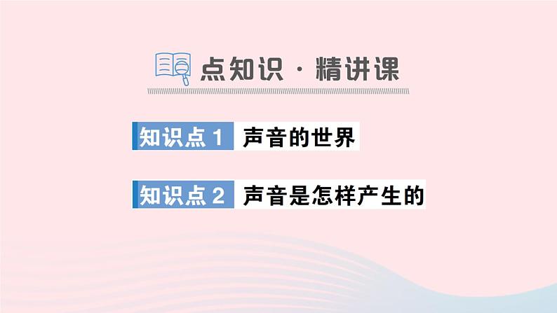 2023八年级物理上册第三章声的世界第一节科学探究：声音的产生与传播作业课件新版沪科版02