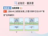 2023八年级物理上册第四章多彩的光第三节光的折射作业课件新版沪科版