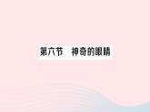 2023八年级物理上册第四章多彩的光第六节神奇的眼睛作业课件新版沪科版