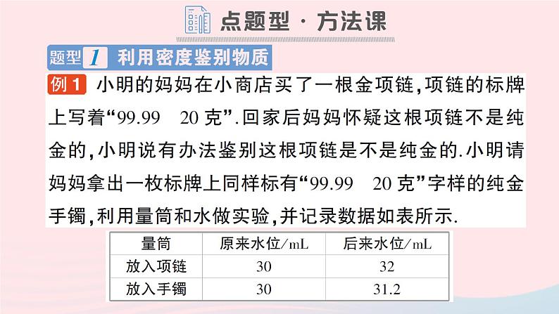2023八年级物理上册第五章质量与密度第四节密度知识的应用作业课件新版沪科版第8页