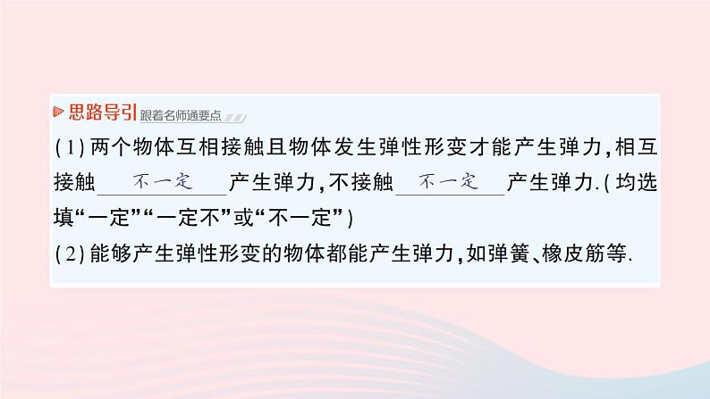 2023八年级物理上册第六章熟悉而陌生的力第三节弹力与弹簧测力计作业课件新版沪科版03