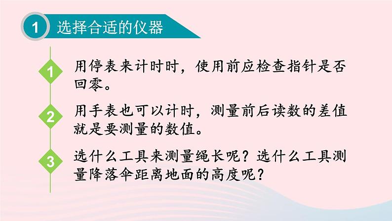 2023八年级物理上册第一章走进实验室第3节活动：降落伞比赛上课课件新版教科版第7页