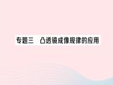 2023八年級物理上冊第四章在光的世界里專題三凸透鏡成像規(guī)律的應(yīng)用作業(yè)課件新版教科版