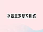 2023八年级物理上册第一章机械运动本章章末复习训练作业课件新版新人教版