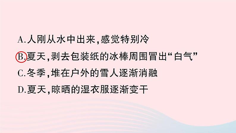 2023八年级物理上册期末复习三物态变化作业课件新版新人教版第6页