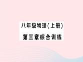 2023八年级物理上册第三章物态变化综合训练作业课件新版新人教版