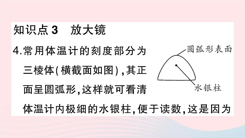 2023八年级物理上册第五章透镜及其应用第2节生活中的透镜作业课件新版新人教版05