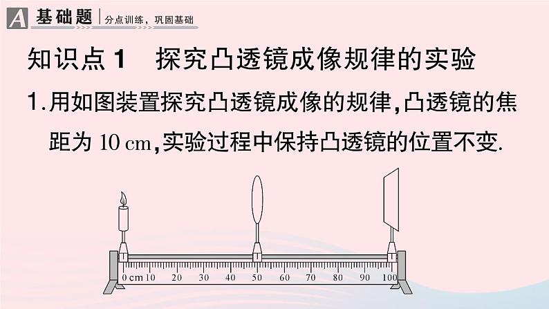 2023八年级物理上册第五章透镜及其应用第3节凸透镜成像的规律作业课件新版新人教版02