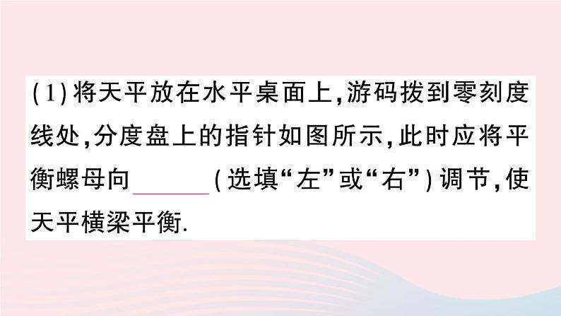 2023八年级物理上册第六章质量与密度第3节测量物质的密度作业课件新版新人教版07