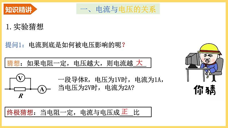 17.1 电流和电压电阻关系-最新课件PPT07