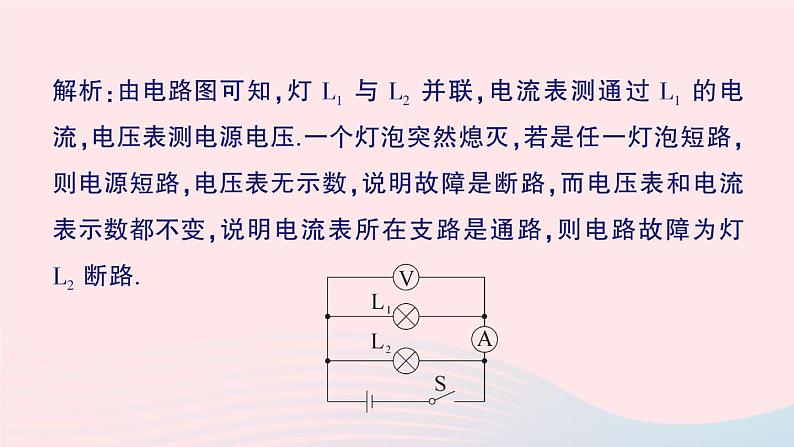 2023九年级物理全册第十七章欧姆定律专题二电路故障分析作业课件新版新人教版第3页