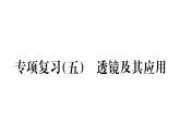 人教版八年级物理上专项复习（5）透镜及其应用课时训练课件PPT