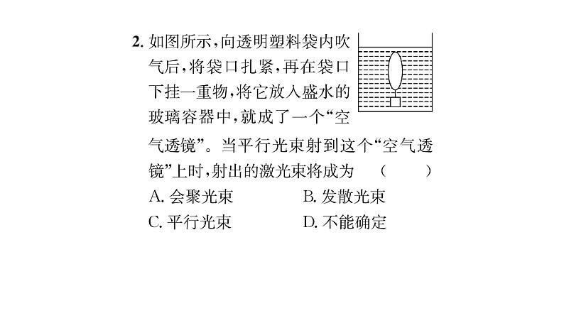 人教版八年级物理上专项复习（5）透镜及其应用课时训练课件PPT03