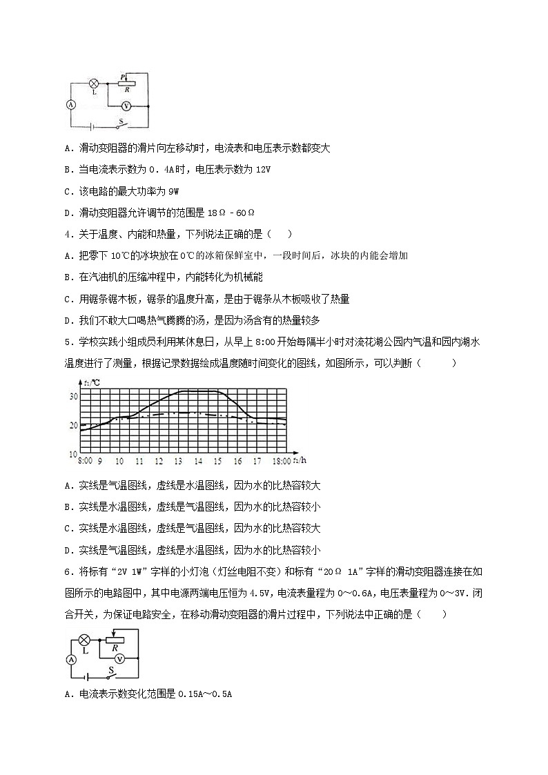 人教版九年级物理全一册（期末）名校A卷（原卷版）02