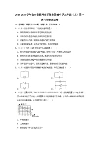 山东省德州市乐陵市孔镇中学2023-2024学年九年级上学期第一次月考物理试卷