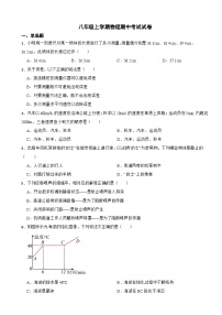 湖南省株洲市2023年八年级上学期物理期中考试试卷(附答案）