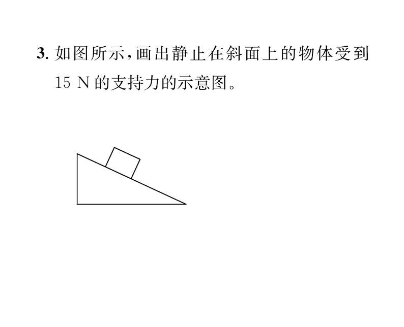 人教版八年级物理下册第7章力小专题一 弹力、重力的作图课时训练课件PPT04