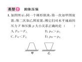 人教版八年级物理下册第9章压强小专题四 固体、液体压强的比较和计算课时训练课件PPT