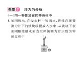 人教版八年级物理下册第10章浮力小专题五 浮力的分析与简单计算课时训练课件PPT