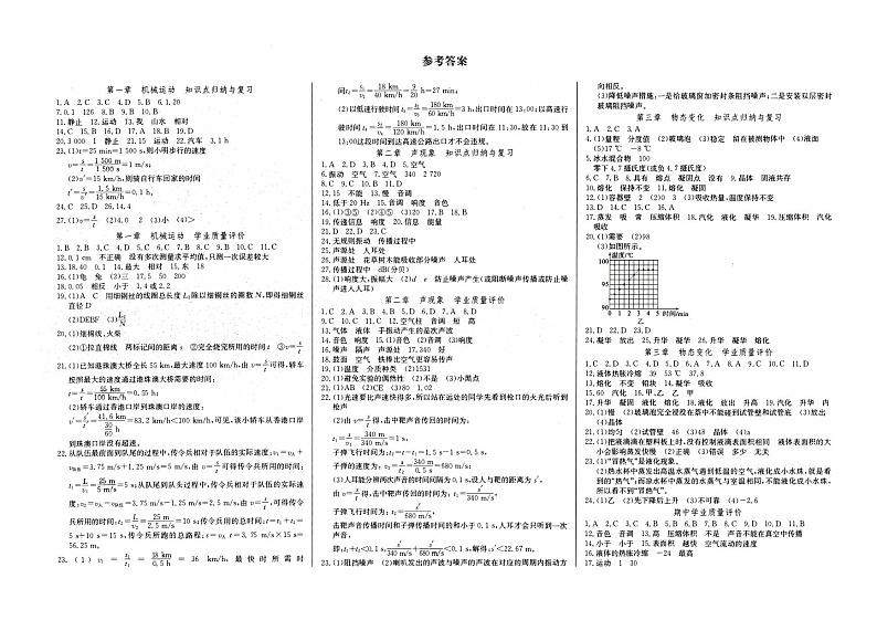人教版八年级上册《物理》第五章综合质量评测卷（一）（透镜及其应用）【含答案】01