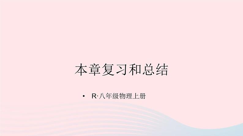 第四章光现象本章复习和总结课件（人教版八上物理）第1页