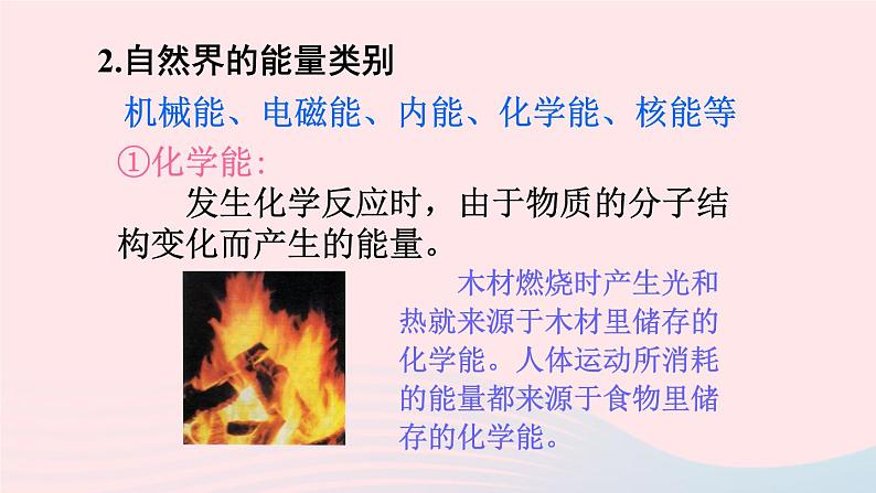 2023九年级物理全册第二十章能源材料与社会第一节能量的转化与守恒上课课件新版沪科版05