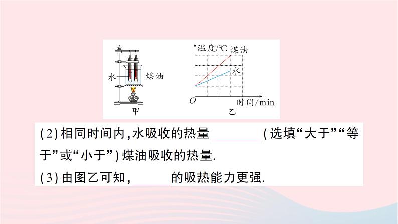 2023九年级物理全册第十三章内能与热机第二节科学探究：物质的比热容作业课件新版沪科版03