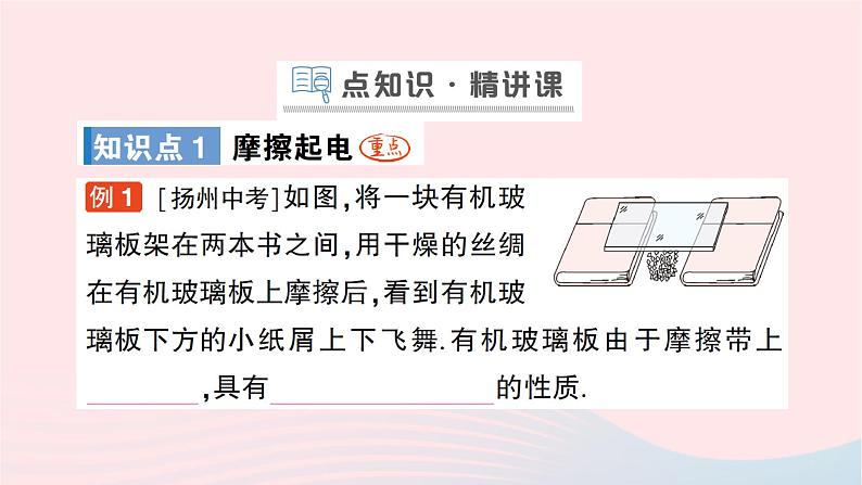 2023九年级物理全册第十四章了解电路第一节电是什么作业课件新版沪科版第2页